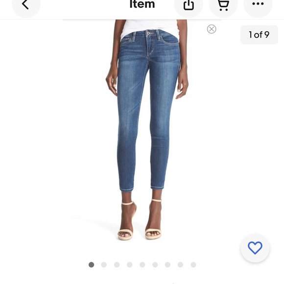 Joe’s Jeans The Vixen Skinny Ankle Size 27 Dark Wash - Picture 1 of 6
